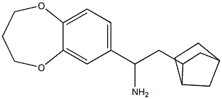 2-{bicyclo[2.2.1]heptan-2-yl}-1-(3,4-dihydro-2H-1,5-benzodioxepin-7-yl)ethan-1-amine Structure