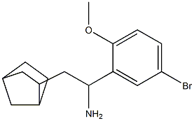 2-{bicyclo[2.2.1]heptan-2-yl}-1-(5-bromo-2-methoxyphenyl)ethan-1-amine