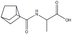 2-{bicyclo[2.2.1]heptan-2-ylformamido}propanoic acid 结构式