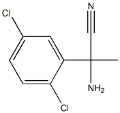 2-amino-2-(2,5-dichlorophenyl)propanenitrile