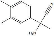 2-amino-2-(3,4-dimethylphenyl)propanenitrile Struktur