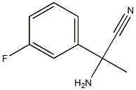 2-amino-2-(3-fluorophenyl)propanenitrile|