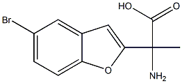 2-amino-2-(5-bromo-1-benzofuran-2-yl)propanoic acid Structure