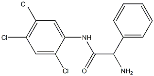 2-amino-2-phenyl-N-(2,4,5-trichlorophenyl)acetamide Structure