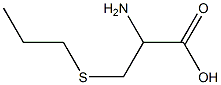 2-amino-3-(propylthio)propanoic acid,,结构式