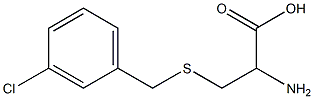 2-amino-3-[(3-chlorobenzyl)thio]propanoic acid Structure