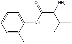 2-amino-3-methyl-N-(2-methylphenyl)butanamide Struktur