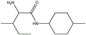 2-amino-3-methyl-N-(4-methylcyclohexyl)pentanamide Structure