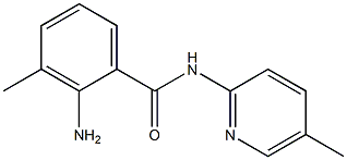 2-amino-3-methyl-N-(5-methylpyridin-2-yl)benzamide 结构式