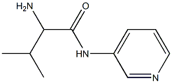 2-amino-3-methyl-N-pyridin-3-ylbutanamide,,结构式