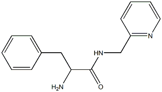 2-amino-3-phenyl-N-(pyridin-2-ylmethyl)propanamide Structure