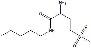  2-amino-4-(methylsulfonyl)-N-pentylbutanamide