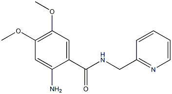 2-amino-4,5-dimethoxy-N-(pyridin-2-ylmethyl)benzamide