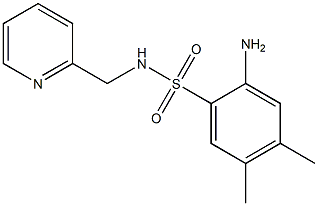 2-amino-4,5-dimethyl-N-(pyridin-2-ylmethyl)benzene-1-sulfonamide