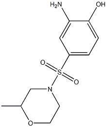 2-amino-4-[(2-methylmorpholine-4-)sulfonyl]phenol