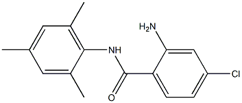 2-amino-4-chloro-N-(2,4,6-trimethylphenyl)benzamide Structure