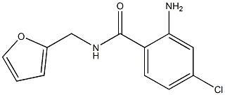 2-amino-4-chloro-N-(2-furylmethyl)benzamide Structure