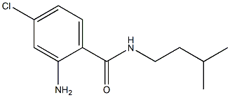 2-amino-4-chloro-N-(3-methylbutyl)benzamide Struktur