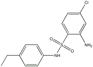 2-amino-4-chloro-N-(4-ethylphenyl)benzene-1-sulfonamide