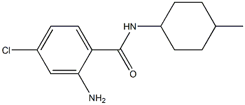 2-amino-4-chloro-N-(4-methylcyclohexyl)benzamide 结构式