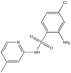  2-amino-4-chloro-N-(4-methylpyridin-2-yl)benzene-1-sulfonamide