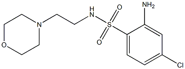 2-amino-4-chloro-N-[2-(morpholin-4-yl)ethyl]benzene-1-sulfonamide