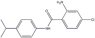2-amino-4-chloro-N-[4-(propan-2-yl)phenyl]benzamide