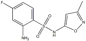 2-amino-4-fluoro-N-(3-methyl-1,2-oxazol-5-yl)benzene-1-sulfonamide