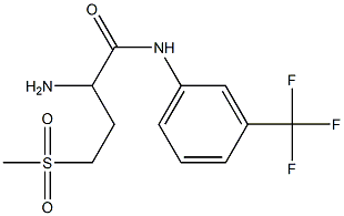 2-amino-4-methanesulfonyl-N-[3-(trifluoromethyl)phenyl]butanamide
