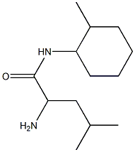 2-amino-4-methyl-N-(2-methylcyclohexyl)pentanamide Structure