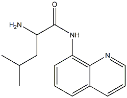 2-amino-4-methyl-N-quinolin-8-ylpentanamide