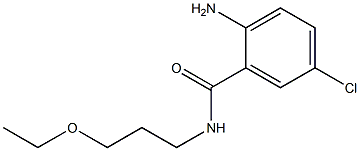 2-amino-5-chloro-N-(3-ethoxypropyl)benzamide