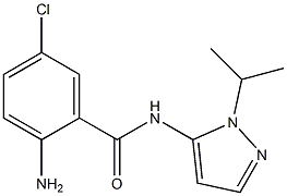 2-amino-5-chloro-N-[1-(propan-2-yl)-1H-pyrazol-5-yl]benzamide 结构式