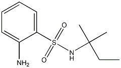 2-amino-N-(1,1-dimethylpropyl)benzenesulfonamide Structure