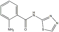 2-amino-N-(1,3,4-thiadiazol-2-yl)benzamide Structure