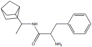 2-amino-N-(1-bicyclo[2.2.1]hept-2-ylethyl)-3-phenylpropanamide,,结构式