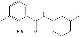 2-amino-N-(2,3-dimethylcyclohexyl)-3-methylbenzamide,,结构式