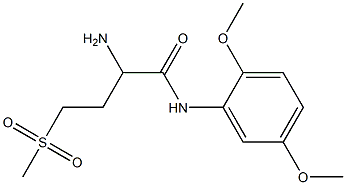 2-amino-N-(2,5-dimethoxyphenyl)-4-methanesulfonylbutanamide