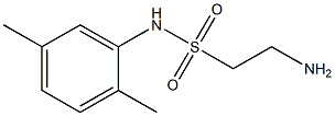 2-amino-N-(2,5-dimethylphenyl)ethanesulfonamide Struktur