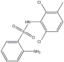  2-amino-N-(2,6-dichloro-3-methylphenyl)benzene-1-sulfonamide