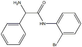 2-amino-N-(2-bromophenyl)-2-phenylacetamide Structure