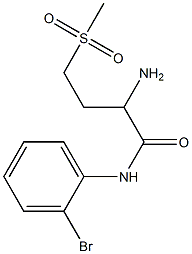 2-amino-N-(2-bromophenyl)-4-(methylsulfonyl)butanamide