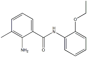 2-amino-N-(2-ethoxyphenyl)-3-methylbenzamide Structure