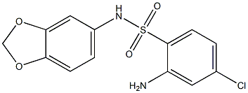  2-amino-N-(2H-1,3-benzodioxol-5-yl)-4-chlorobenzene-1-sulfonamide