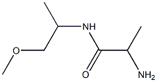 2-amino-N-(2-methoxy-1-methylethyl)propanamide 结构式