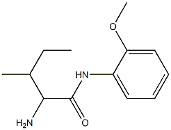  2-amino-N-(2-methoxyphenyl)-3-methylpentanamide