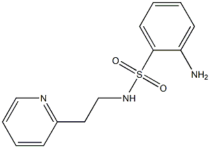 2-amino-N-(2-pyridin-2-ylethyl)benzenesulfonamide Struktur