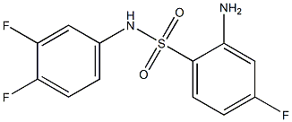 2-amino-N-(3,4-difluorophenyl)-4-fluorobenzene-1-sulfonamide