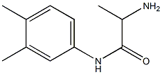 2-amino-N-(3,4-dimethylphenyl)propanamide Structure