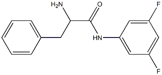 2-amino-N-(3,5-difluorophenyl)-3-phenylpropanamide Structure